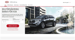 Desktop Screenshot of kiabilforsakring.com